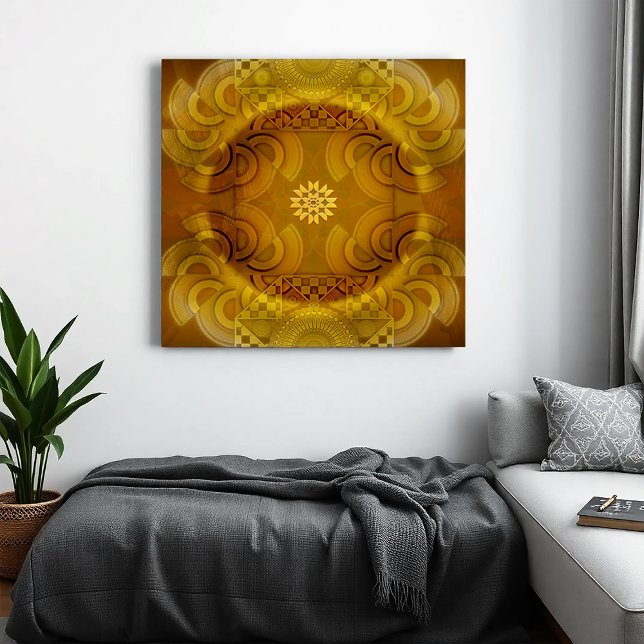 Sheen mesmerizing semicircular art  canvas print (Creator Uploaded)