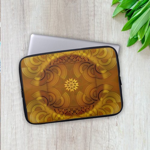 Sheen mesmerizing semicircular art  laptop sleeve