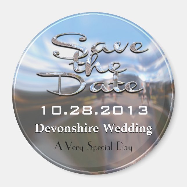 Sheen Save the Date  Magnet (Front)