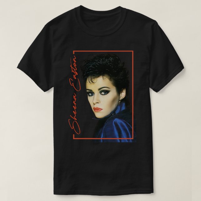 Sheena Easton 80s Retro Fan Design T-Shirt (Design Front)