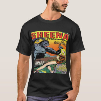 Sheena Queen of the Jungle Classic Covers #8 -Dark T-Shirt