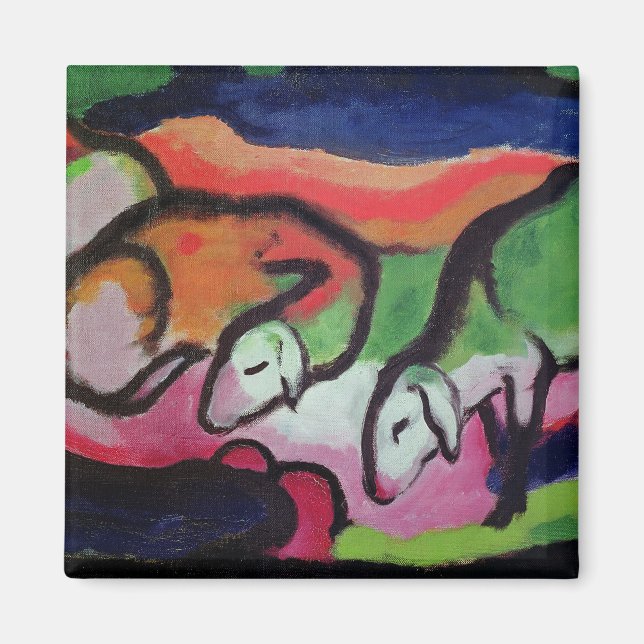 Sheep, 1912 magnet (Front)