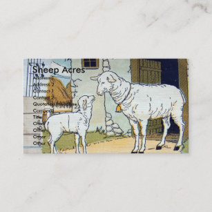 Sheep Acres Business Card