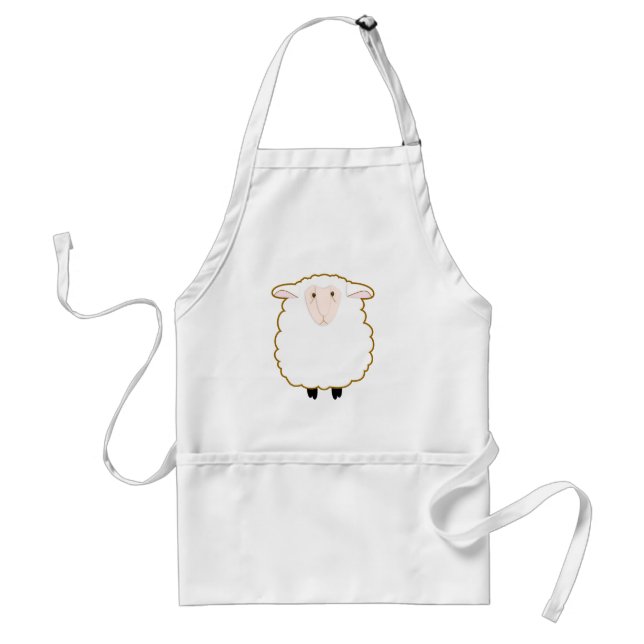 Sheep Adult Apron (Front)