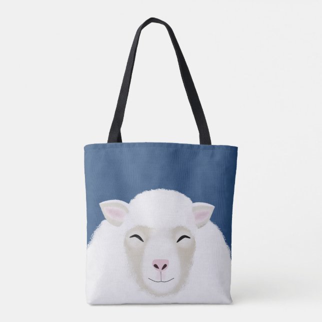 Sheep Allover Tote Bag (Back)