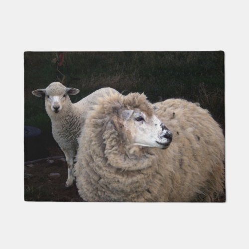 Sheep and Lamb Doormat