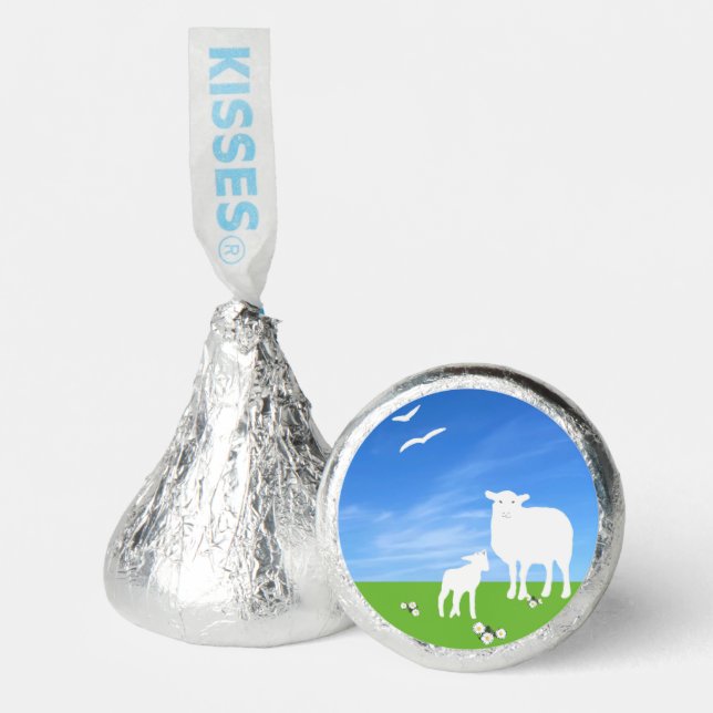 Sheep and Lamb Easter Hershey®'s Kisses® (Front)