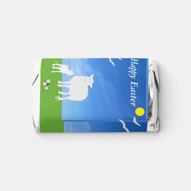 Sheep and Lamb Easter Hershey's Miniatures (Front)