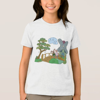 Sheep and Rabbit by the Lake Tri-Blend Shirt