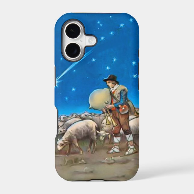 Sheep and shepherd iphone case (Back)