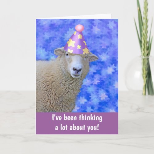 Sheep And Stars Best Friend Birthday Card