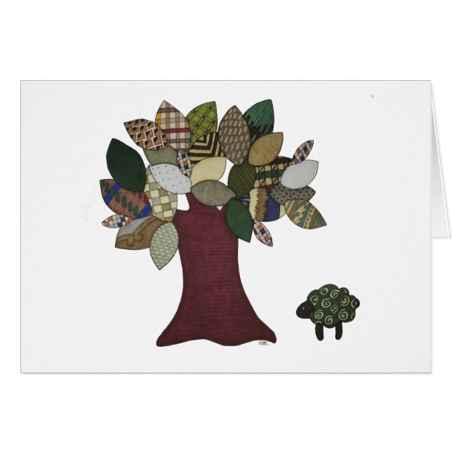 Sheep and Tree Cards (Front Horizontal)