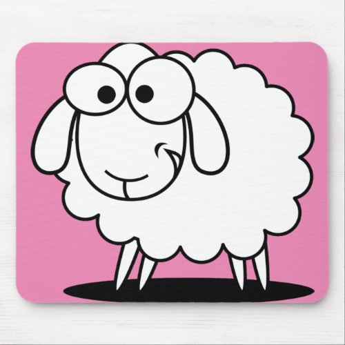 sheep animal farm agriculture cute mouse pad