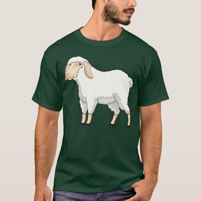 Sheep Animals retro T-Shirt (Front)