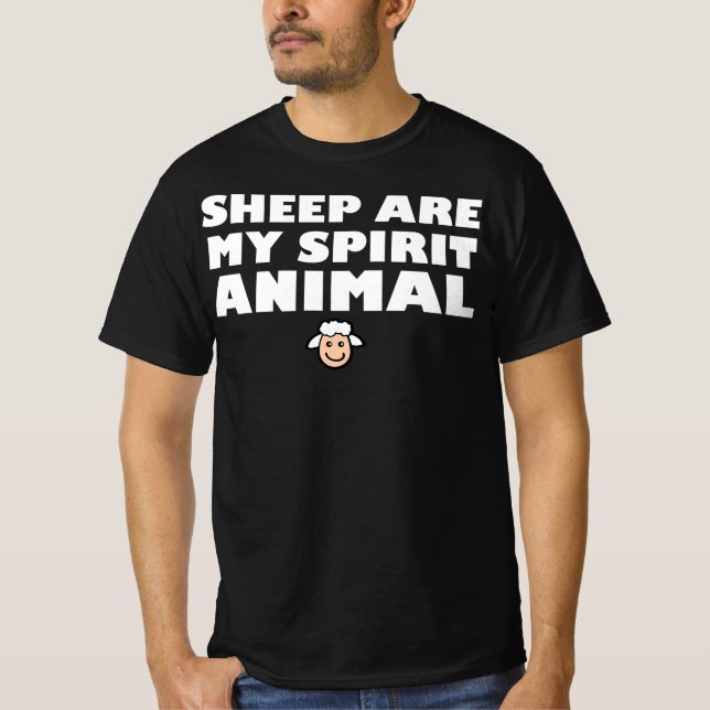 Sheep are my spirit animal T-Shirt (Front)