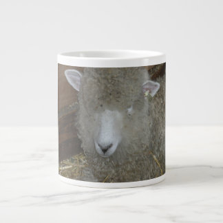 Sheep at the county fair giant coffee mug