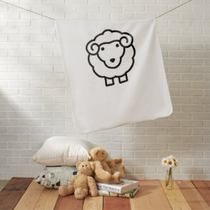 Sheep Baby Blanket