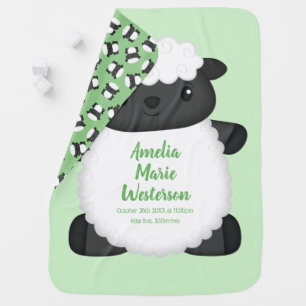 Sheep Baby Shower Farm Blanket