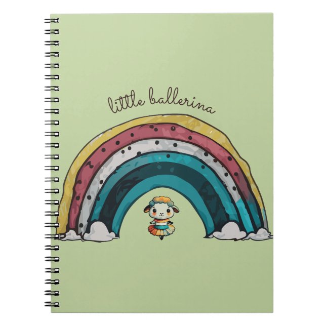 Sheep Ballerina Notebook (Front)