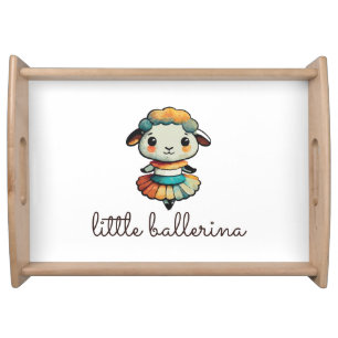 Sheep Ballerina Serving Tray