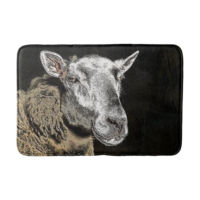 SHEEP BATHROOM MAT (Front)