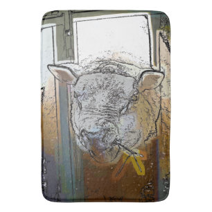 SHEEP BATHROOM MAT