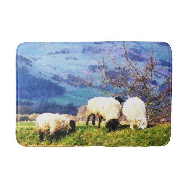 SHEEP BATHROOM MAT (Front)