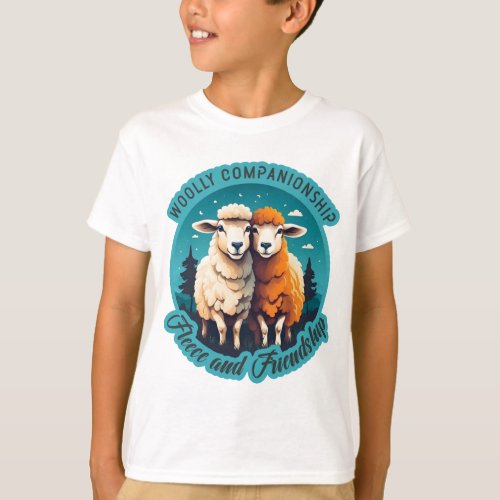 Sheep Best Friends Kids Unisex Toddler  T_Shirt