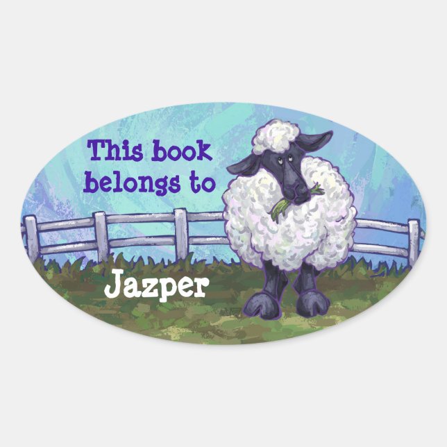 Sheep Bookplate (Front)