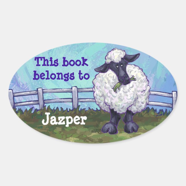 Sheep Bookplate (Front)