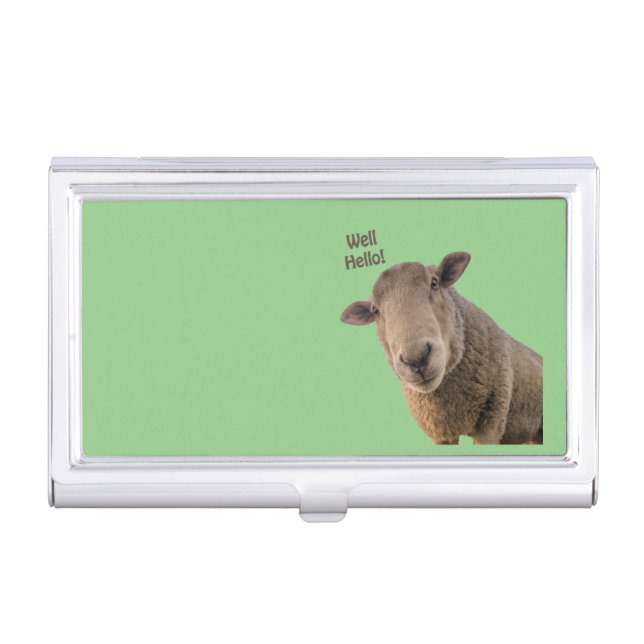 Sheep Business Card Case (Front)