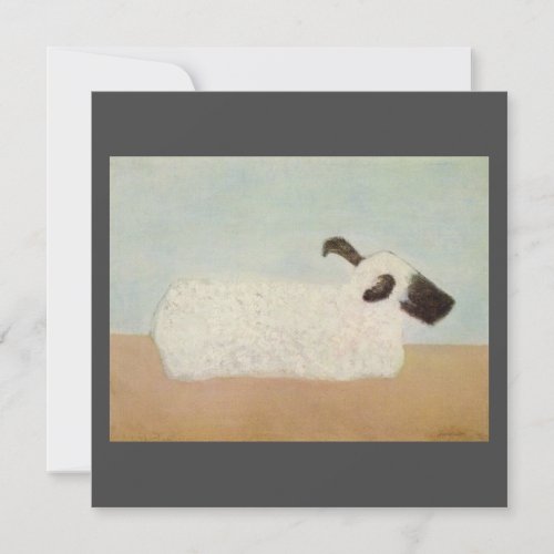 Sheep by Milton Avery Card