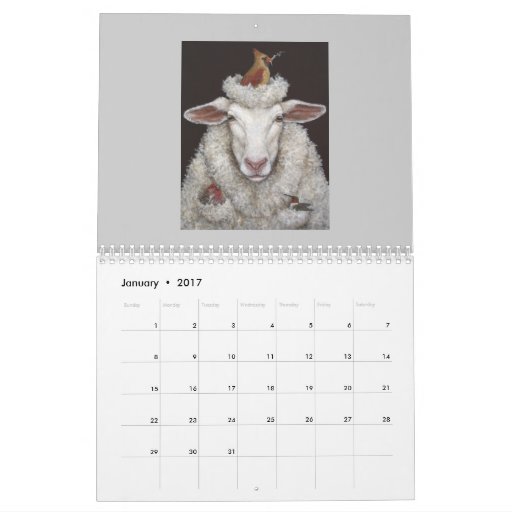 Sheep Calendar | Zazzle