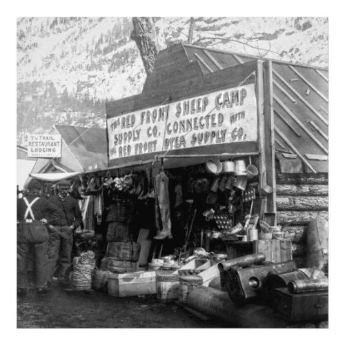Sheep Camp Store _ Klondike Gold Rush 1897 Photo Print
