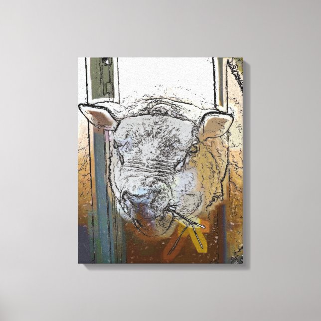 SHEEP CANVAS PRINT (Front)