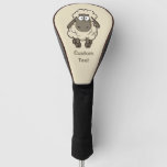 Sheep Cartoon Beige Golf Head Cover