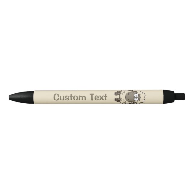 Sheep Cartoon Beige Pen (Front)