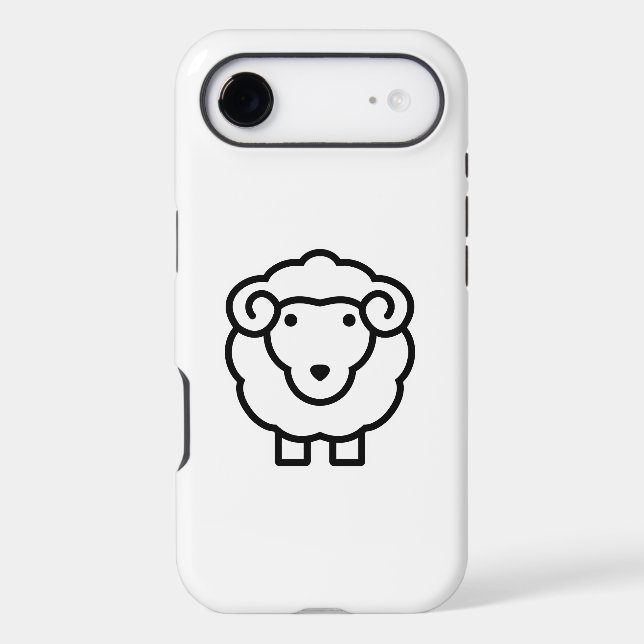 Sheep Case-Mate iPhone Case (Back)