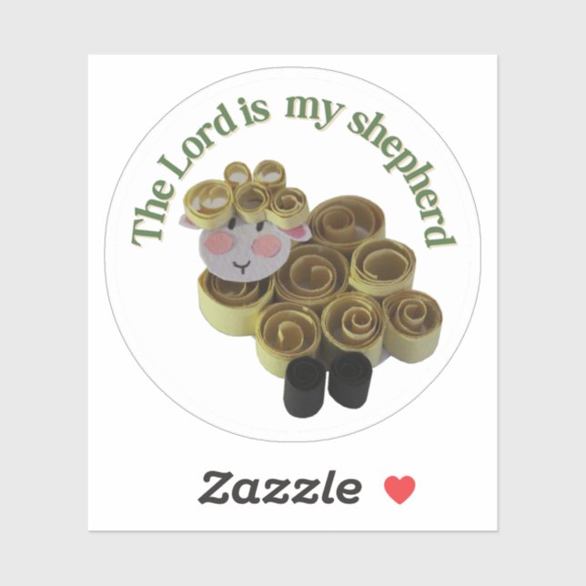 Sheep christian message sticker (Sheet)