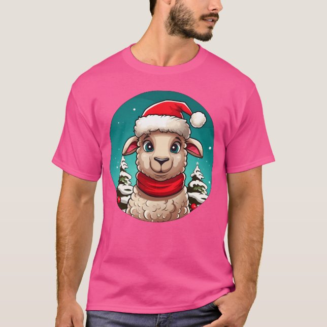 Sheep Christmas boy T-Shirt (Front)