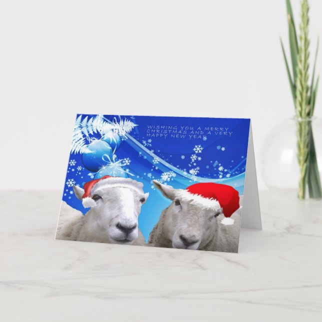 Sheep Christmas card.jpg Holiday Card (Front)