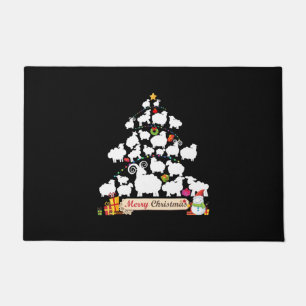 Sheep Christmas Tree Gift Funny Christmas Gifts Doormat