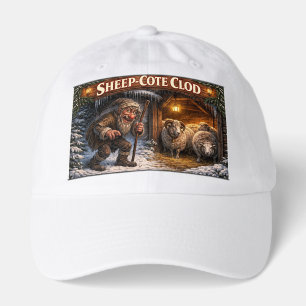 Sheep Cote Clod Icelandic Yule Lad Postcard Hat