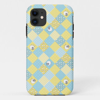 Sheep, Country Faux Patchwork iPhone 5/5s Case