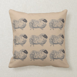 Sheep Cozy Cream Pillow