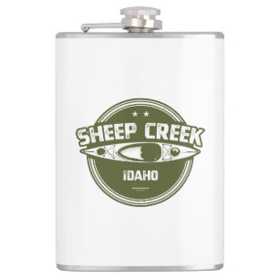 Sheep Creek Wild And Scenic River Idaho Kayaking Flask