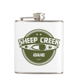 Sheep Creek Wild And Scenic River Idaho Kayaking Flask