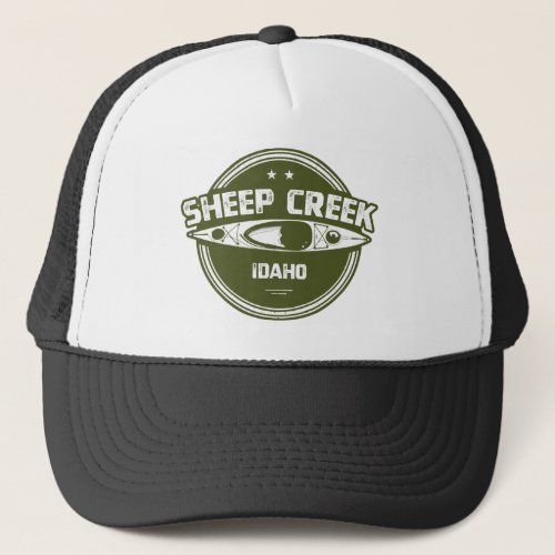 Sheep Creek Wild And Scenic River Idaho Kayaking Trucker Hat