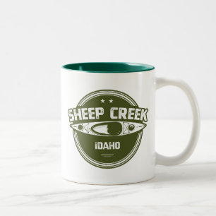 Sheep Creek Wild And Scenic River Idaho Kayaking Two-Tone Coffee Mug