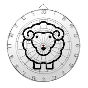 Sheep Dartboard With Darts